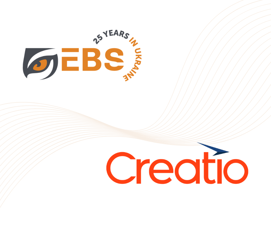 Компанія EBS долучилася до партнерської програми Creatio та робить автоматизацію процесів доступною для більшої кількості клієнтів | EBS